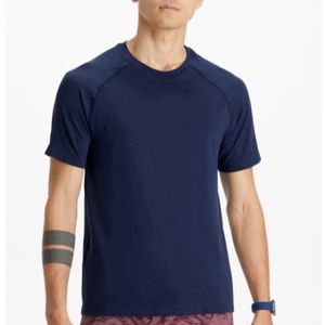 FABLETICS - The Training Day Tee - Mens - Navy NWT